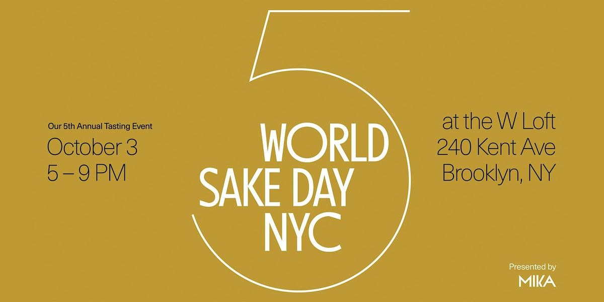 World Sake Day NYC 2025, 3 October | Event in Brooklyn | AllEvents