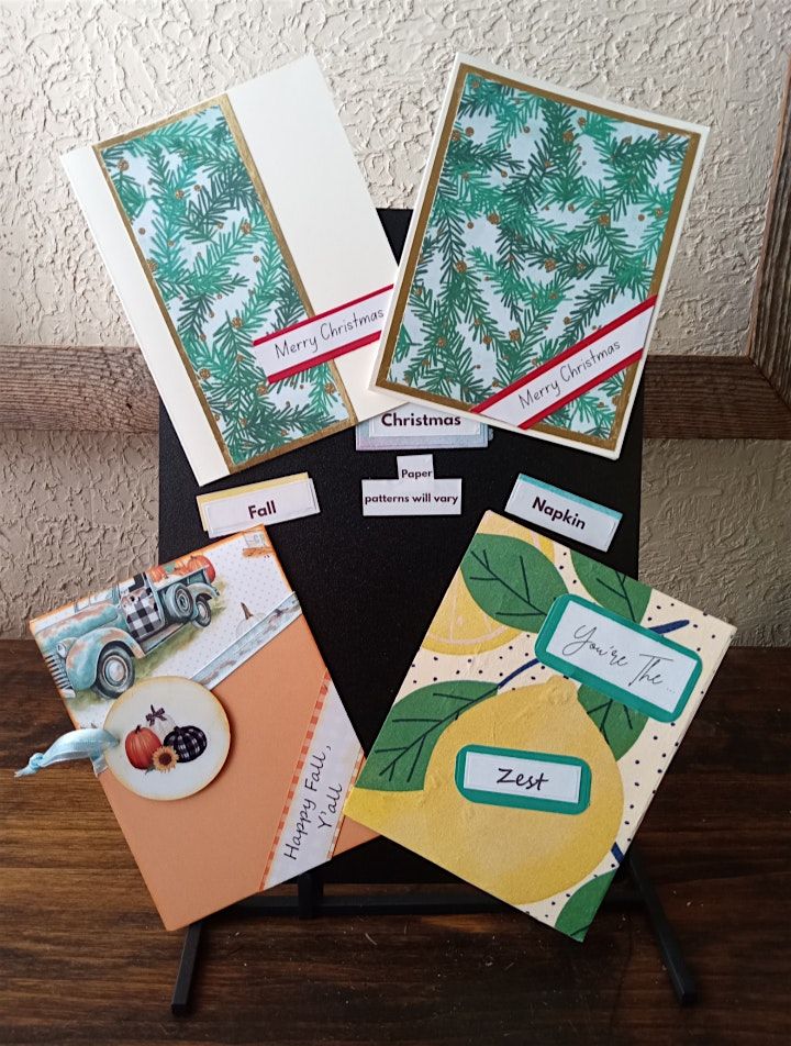 Beginner Card Design Class - Reserve now, pay at door. | Event in Coleman | AllEvents