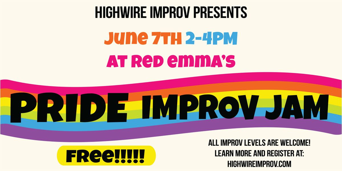 Pride Improv Jam!, 7 June | Event in Baltimore | AllEvents