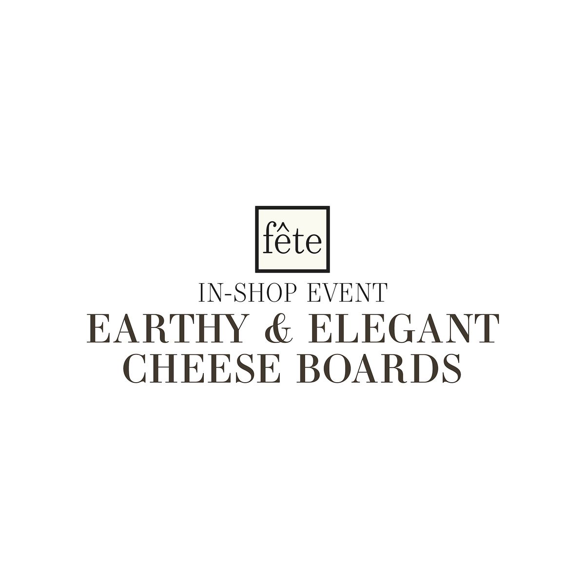 Fête Class: Earthy & Elegant Cheese Boards, 11 December | Event in Barnstable | AllEvents