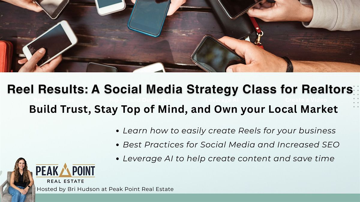Reel Results: A Social Media Strategy Class for Real Estate Agents, 10 September | Event in Mansfield | AllEvents