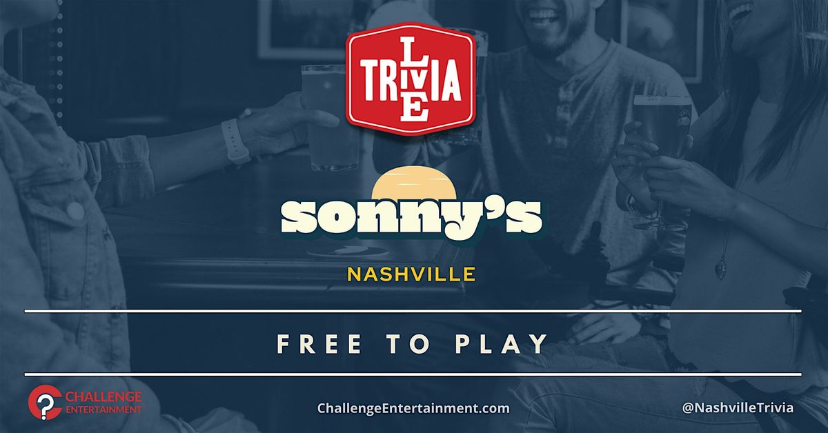 Live Trivia Nights at Sonny's Patio Pub and Refuge | Event in Nashville | AllEvents