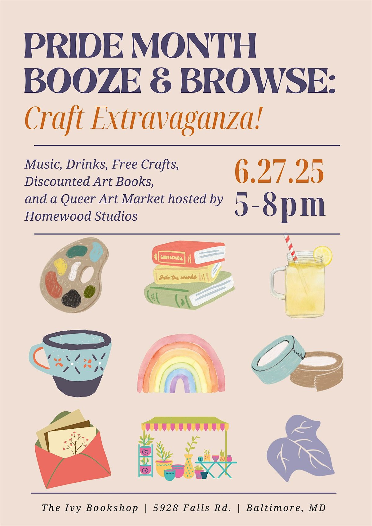 Pride Month Booze & Browse: Craft Extravaganza!, 27 June | Event in Baltimore | AllEvents