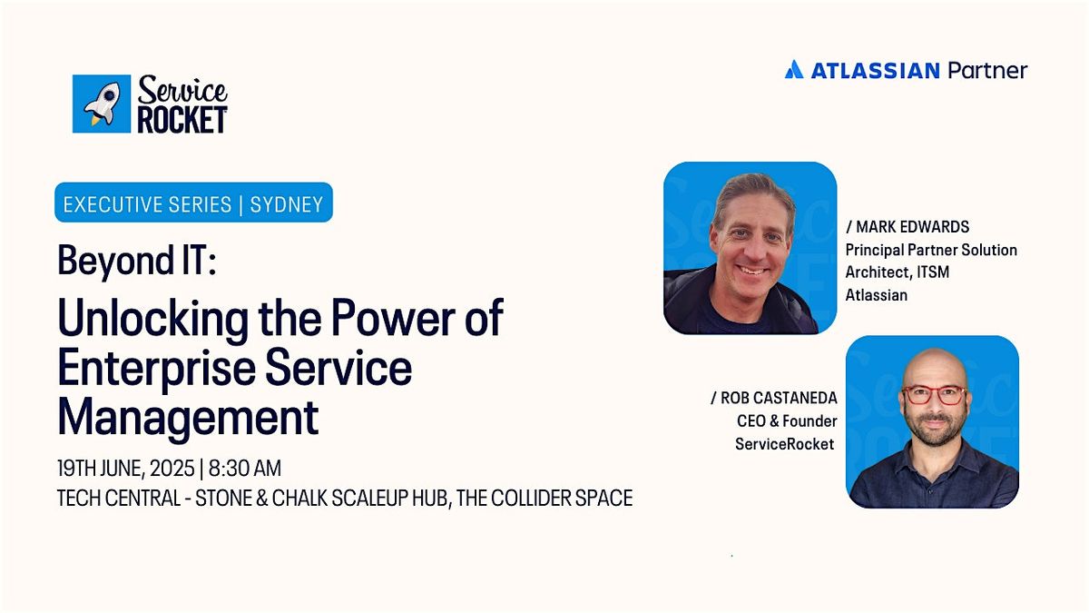 Beyond IT: Unlocking the Power of Enterprise Service Management, 19 June | Event in Haymarket | AllEvents