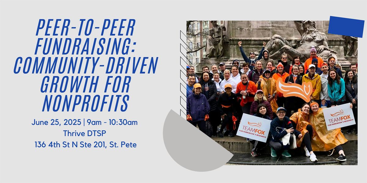 Peer-to-Peer Fundraising: Community-Driven Growth for Nonprofits | Event in St. Petersburg | AllEvents