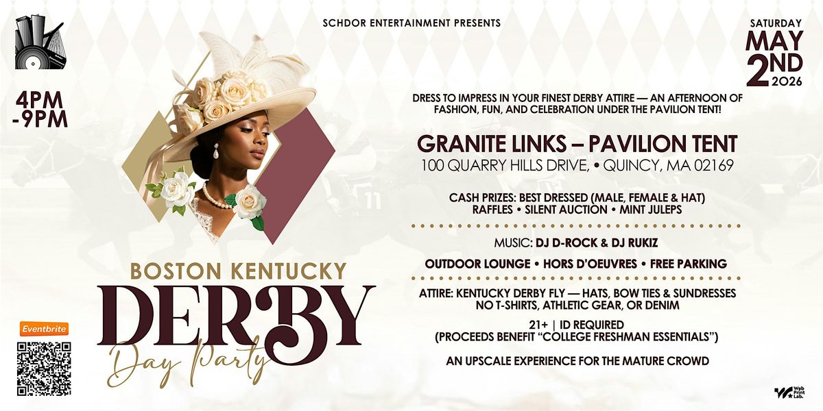 BOSTON KENTUCKY DERBY DAY PARTY, 2 May | Event in Quincy | AllEvents
