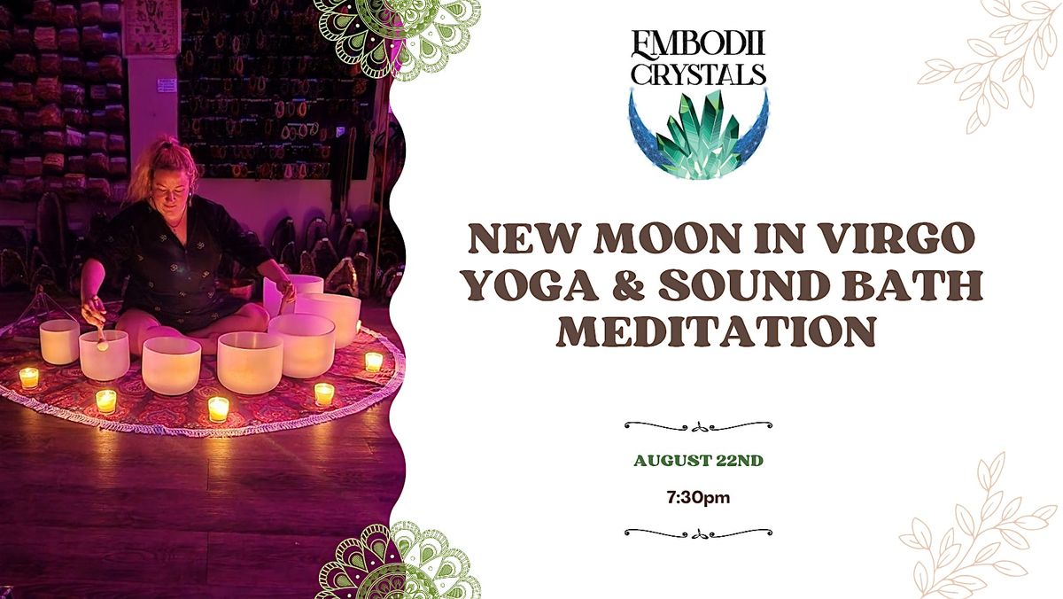 New Moon in Virgo Yoga & Sound Bath Meditation, 22 August | Event in Richland Hills | AllEvents
