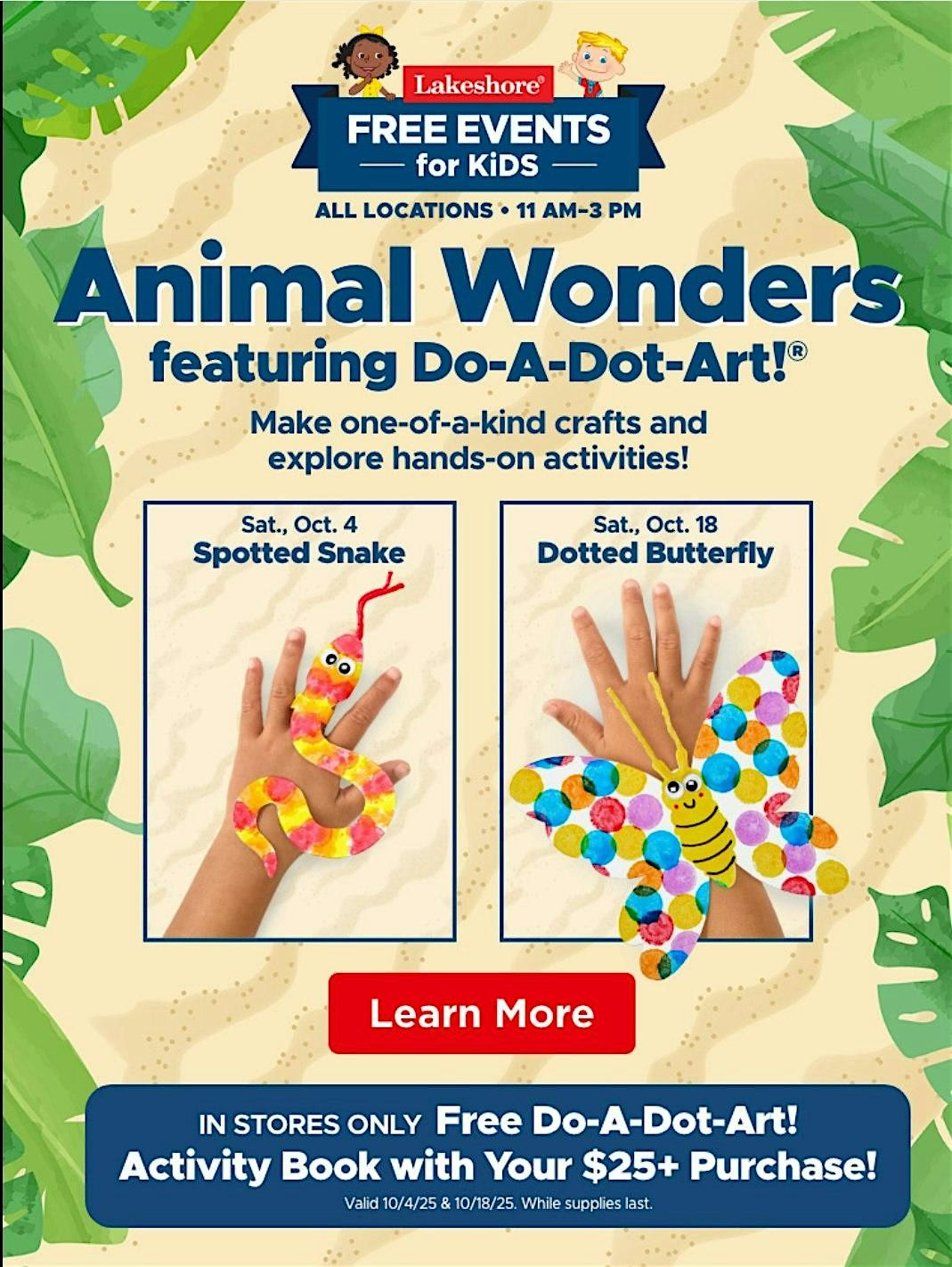 Free Kids Event: Animal Wonders featuring Do-A-Dot Art! (Lake Oswego) | Event in Lake Oswego | AllEvents