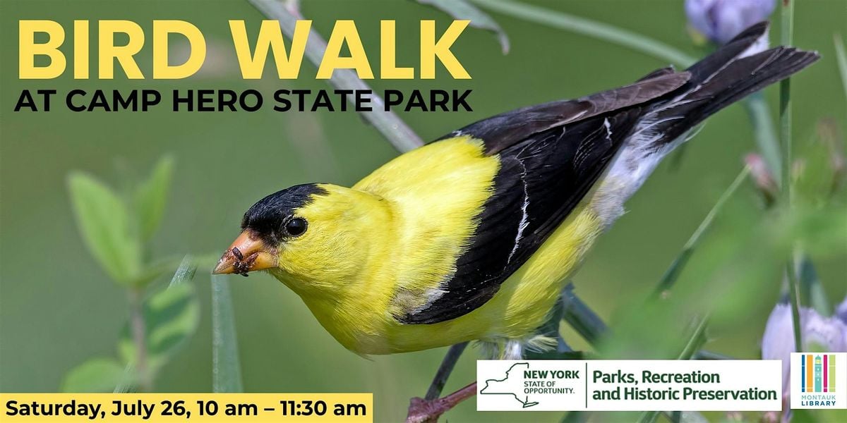 Bird Walk at Camp Hero State Park, 26 July | Event in Montauk | AllEvents