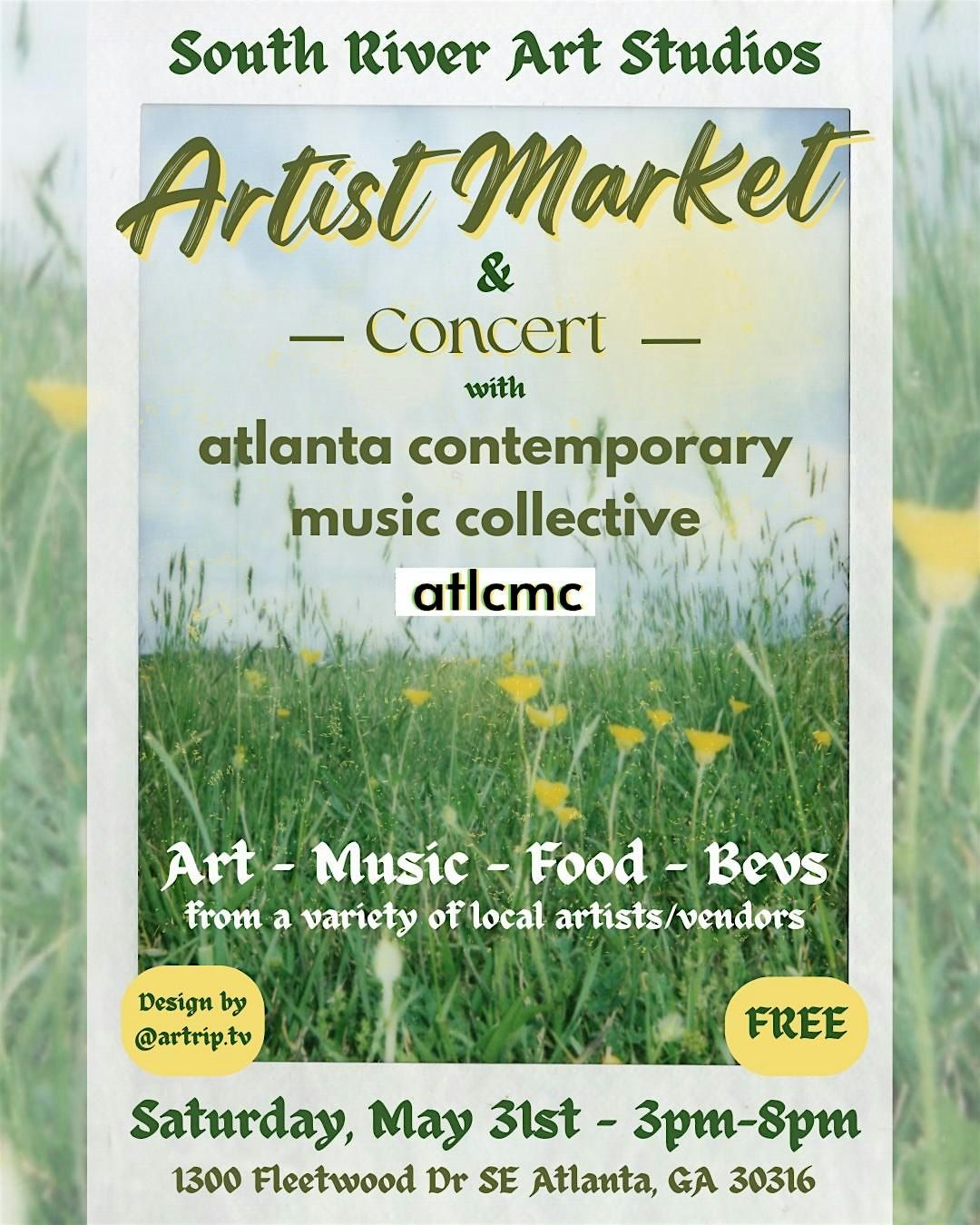 South River Art Studios Artist Market & Concert with ATLCMC | Event in Atlanta | AllEvents