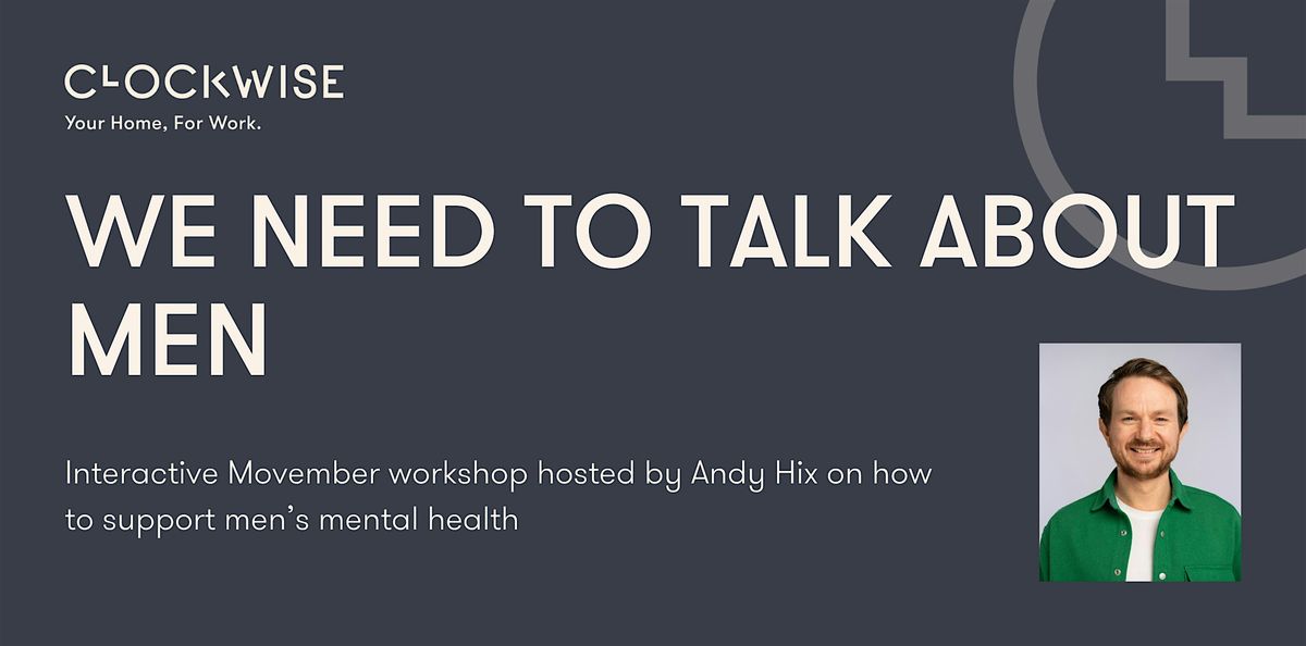 We need to talk about men, 27 November | Event in London | AllEvents