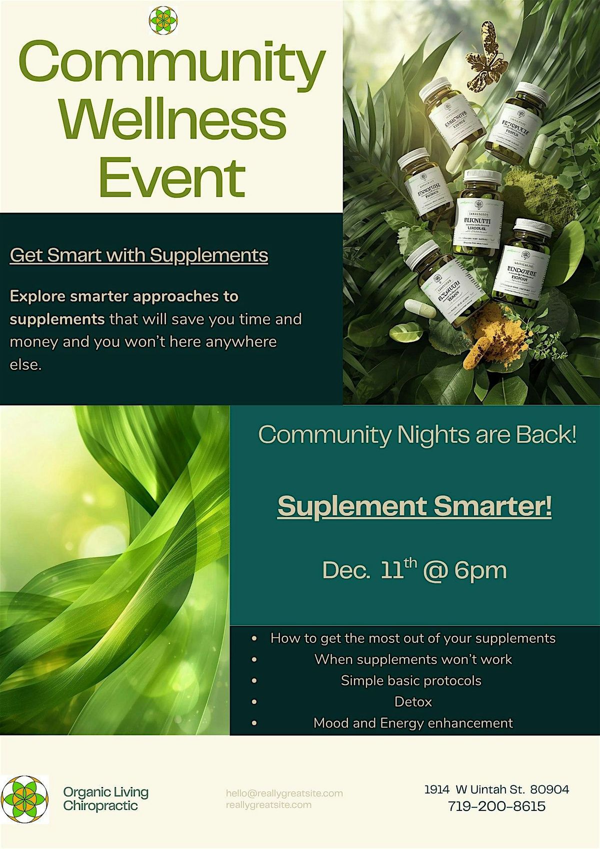 Suplement Smarter, 11 December | Event in Colorado Springs | AllEvents
