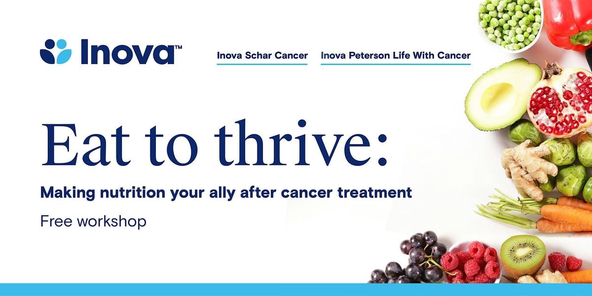 Making nutrition your ally after cancer treatment - FREE WORKSHOP 2025, 13 September | Event in Fairfax | AllEvents