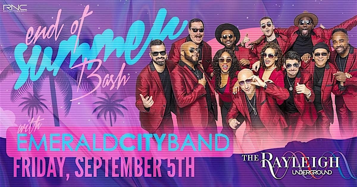End of Summer Bash with Emerald City Band LIVE at Rayleigh Underground, 5 September | Event in Irving | AllEvents