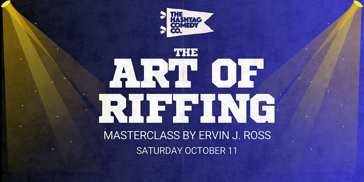 The Art of Riffing Masterclass by Ervin J Ross, 11 October | Event in Columbus | AllEvents