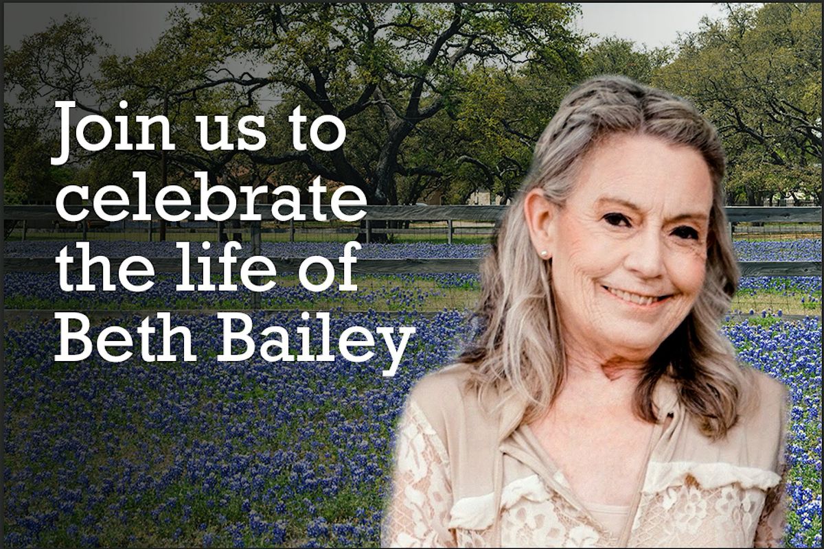 Celebration of Life Honoring Beth Bailey, 9 August | Event in Frisco | AllEvents