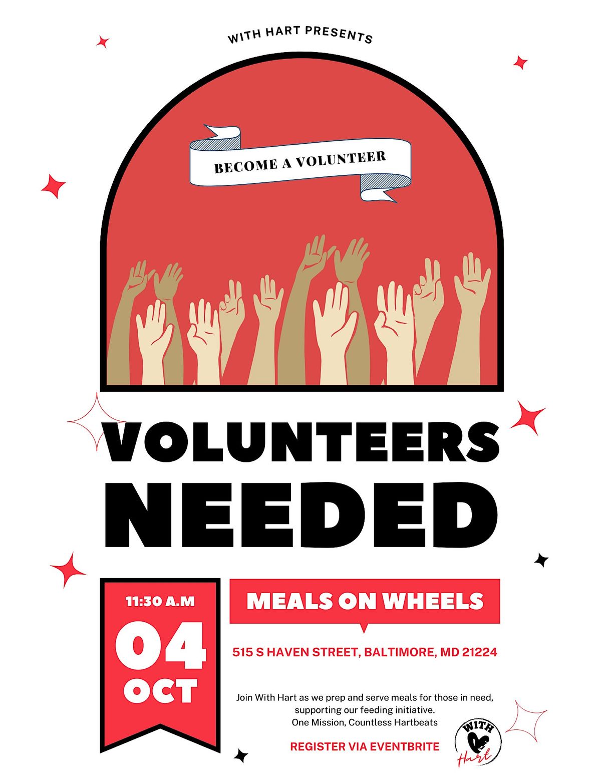Volunteer With Hart | Event in Baltimore | AllEvents