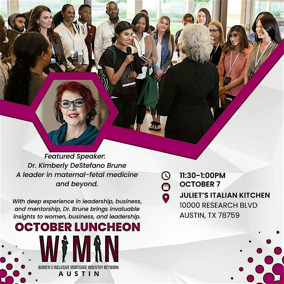 WIMIN Austin October Luncheon, 7 October | Event in Austin | AllEvents