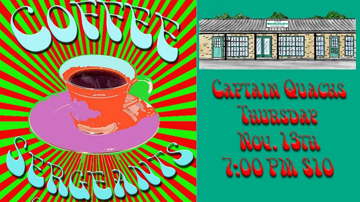 The Coffee Sergeants, 13 November | Event in Austin | AllEvents