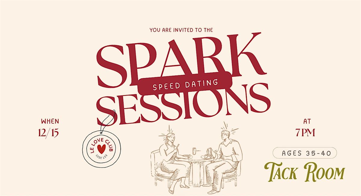 Spark Sessions: Modern Speed Dating Event (Ages 35-42), 15 December | Event in Sacramento | AllEvents