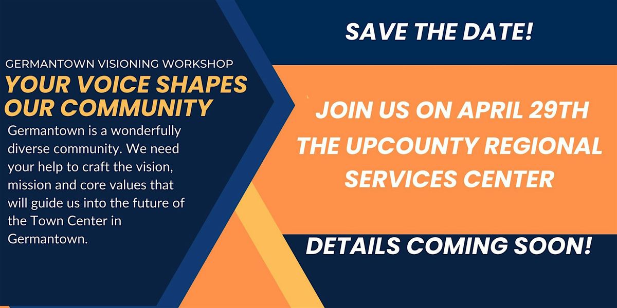 Germantown Town Center Community Meeting | Event in Germantown | AllEvents