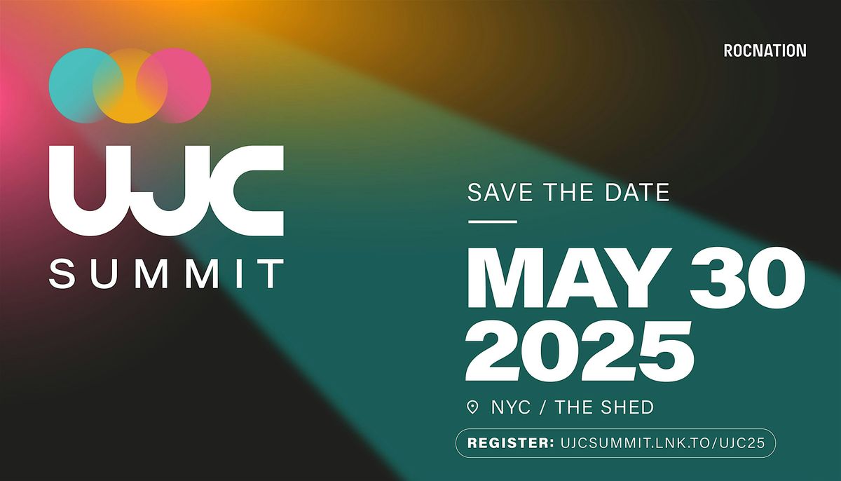 UJC Summit 2025, 30 May | Event in New York | AllEvents