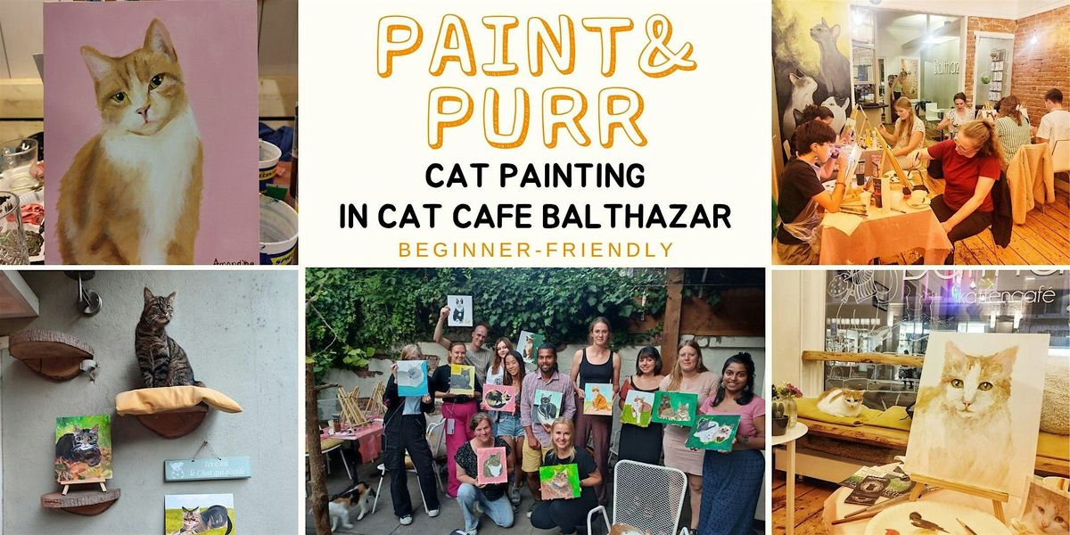Cat Painting in Cat Cafe  with cats – Christmas Edition -beginner friendly, 14 December | Event in Nijmegen