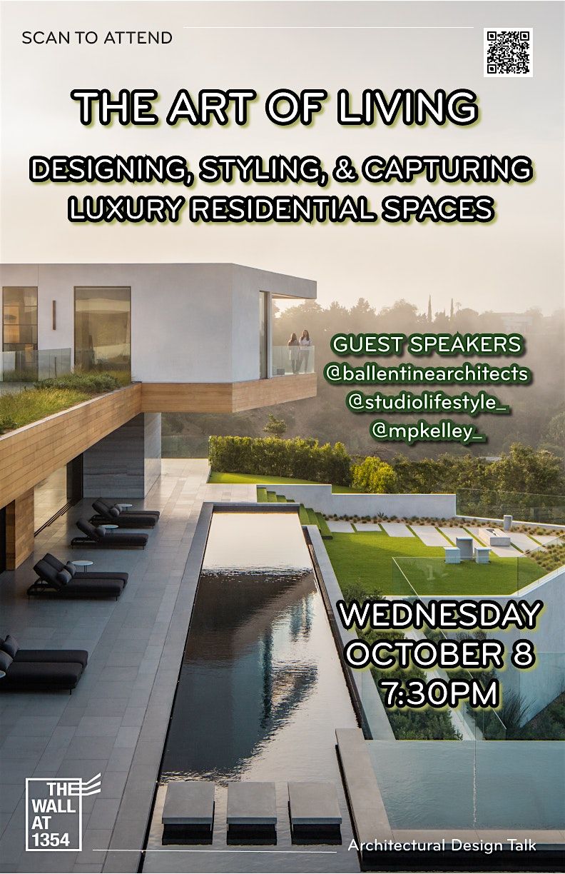 The Art of Living: Capturing Residential Spaces, 8 October | Event in Los Angeles | AllEvents