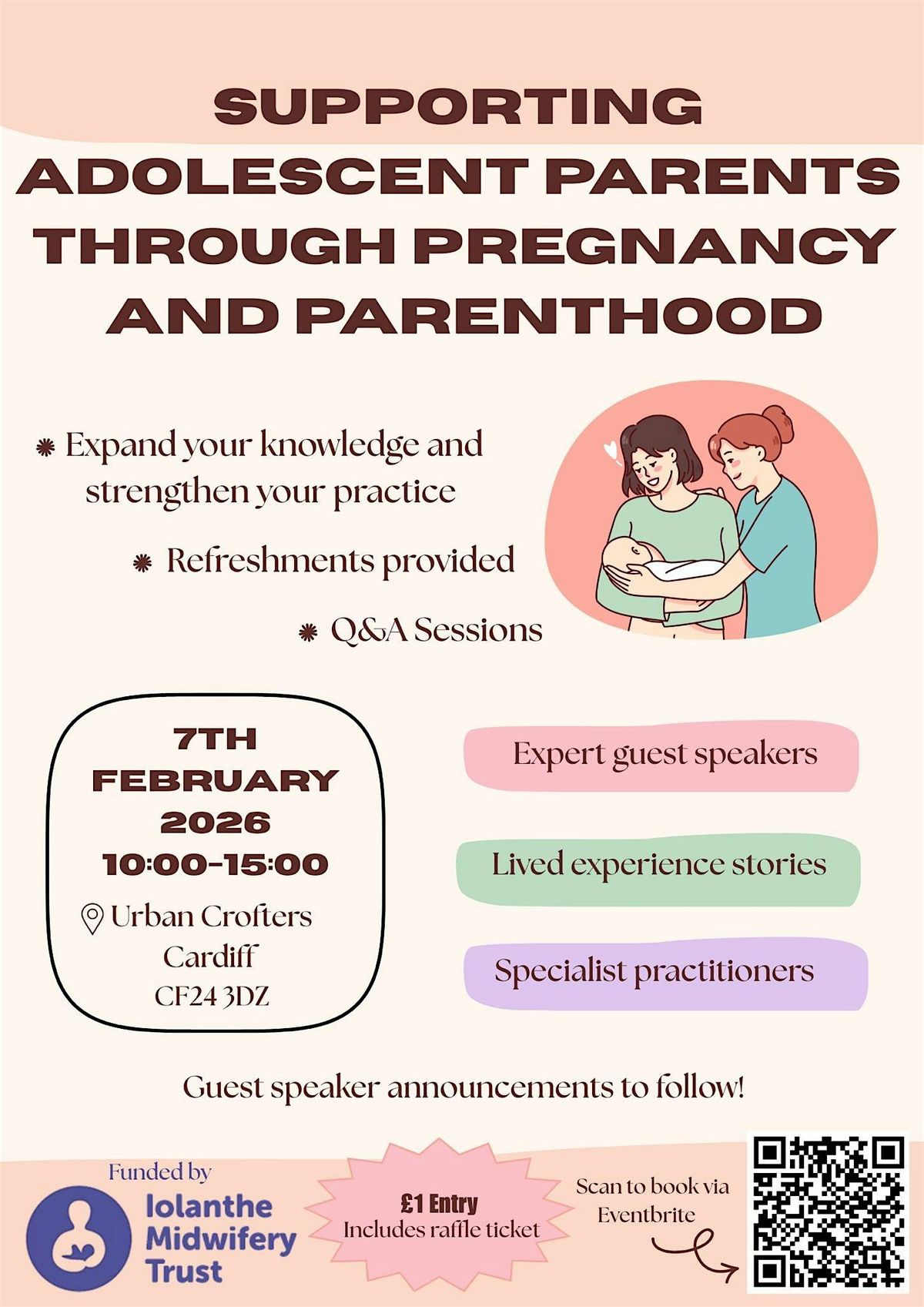 Supporting Adolescents through Pregnancy and Parenthood, 7 February | Event in Cardiff | AllEvents