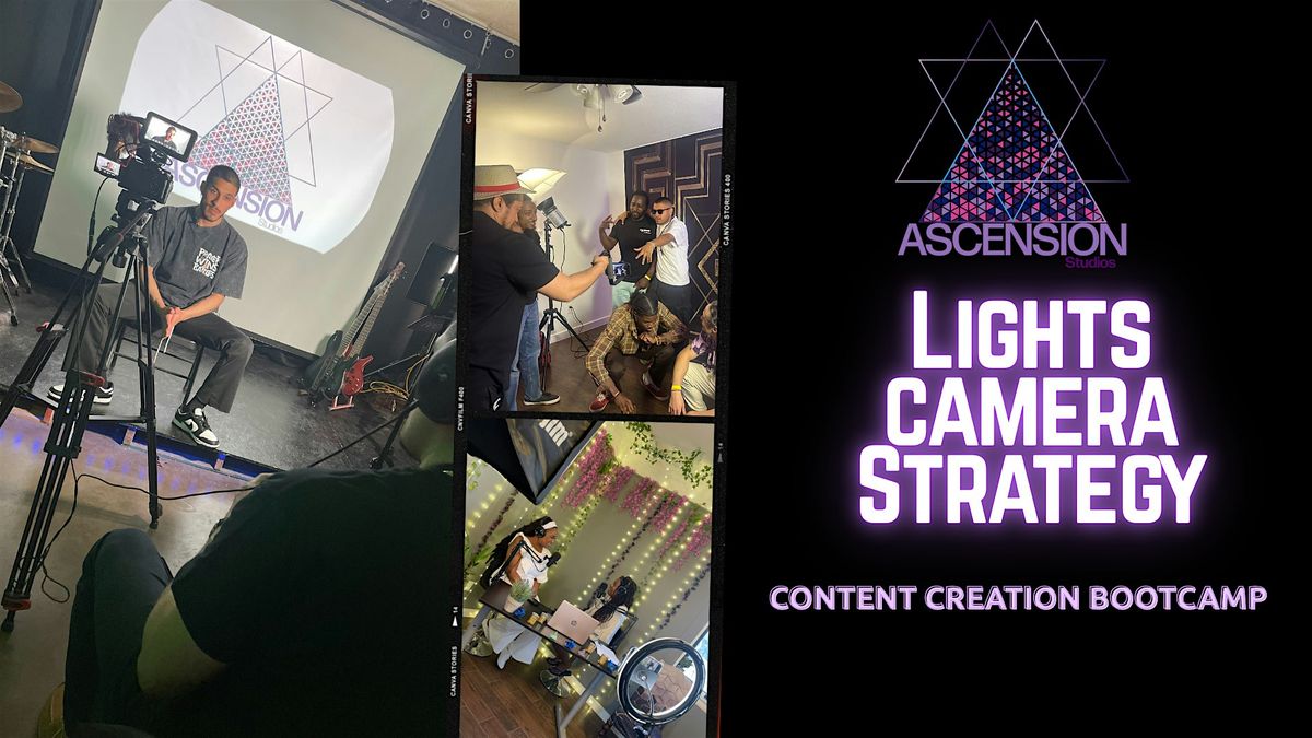 Lights, Camera, Strategy: Content Creation Bootcamp, 17 May | Event in Pantego | AllEvents