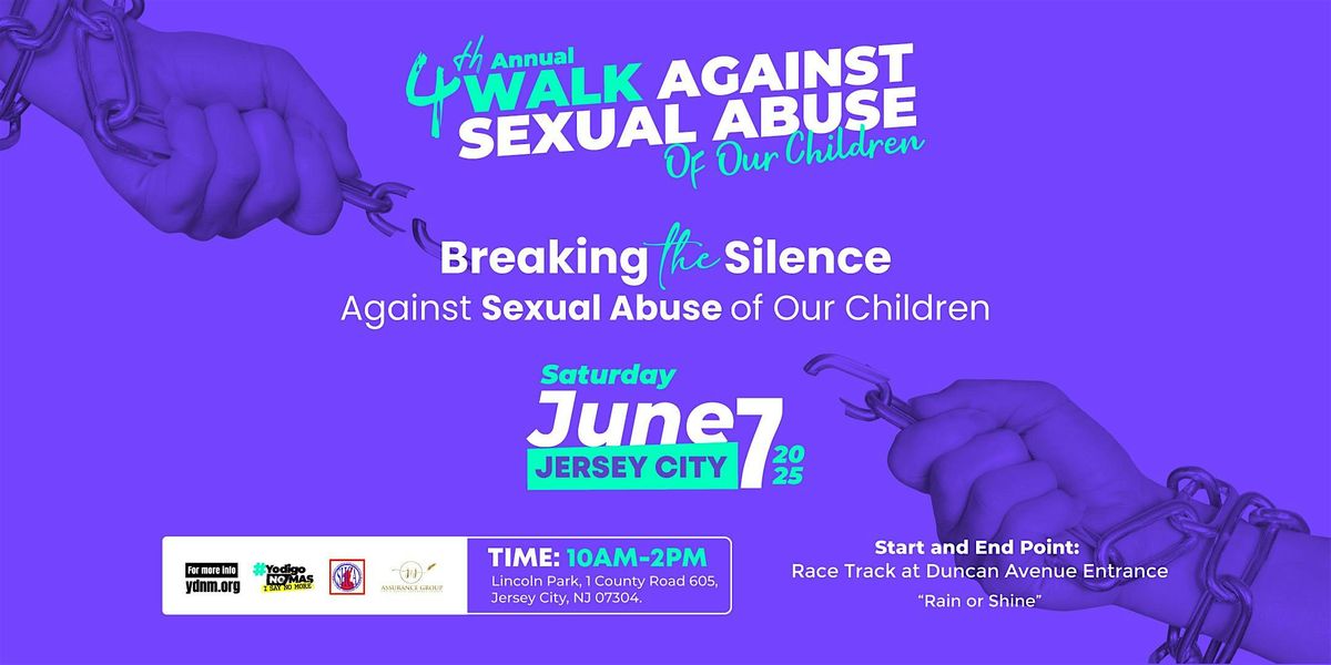 4th Annual Walk  Against Sexual Abuse of Children in Jersey City, 7 June | Event in Jersey City | AllEvents