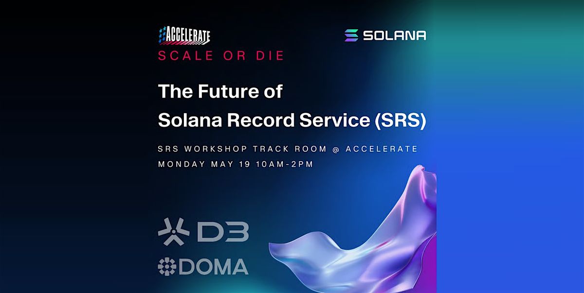 Scale or Die: Solana Record Service Workshop, 19 May | Event in New York | AllEvents