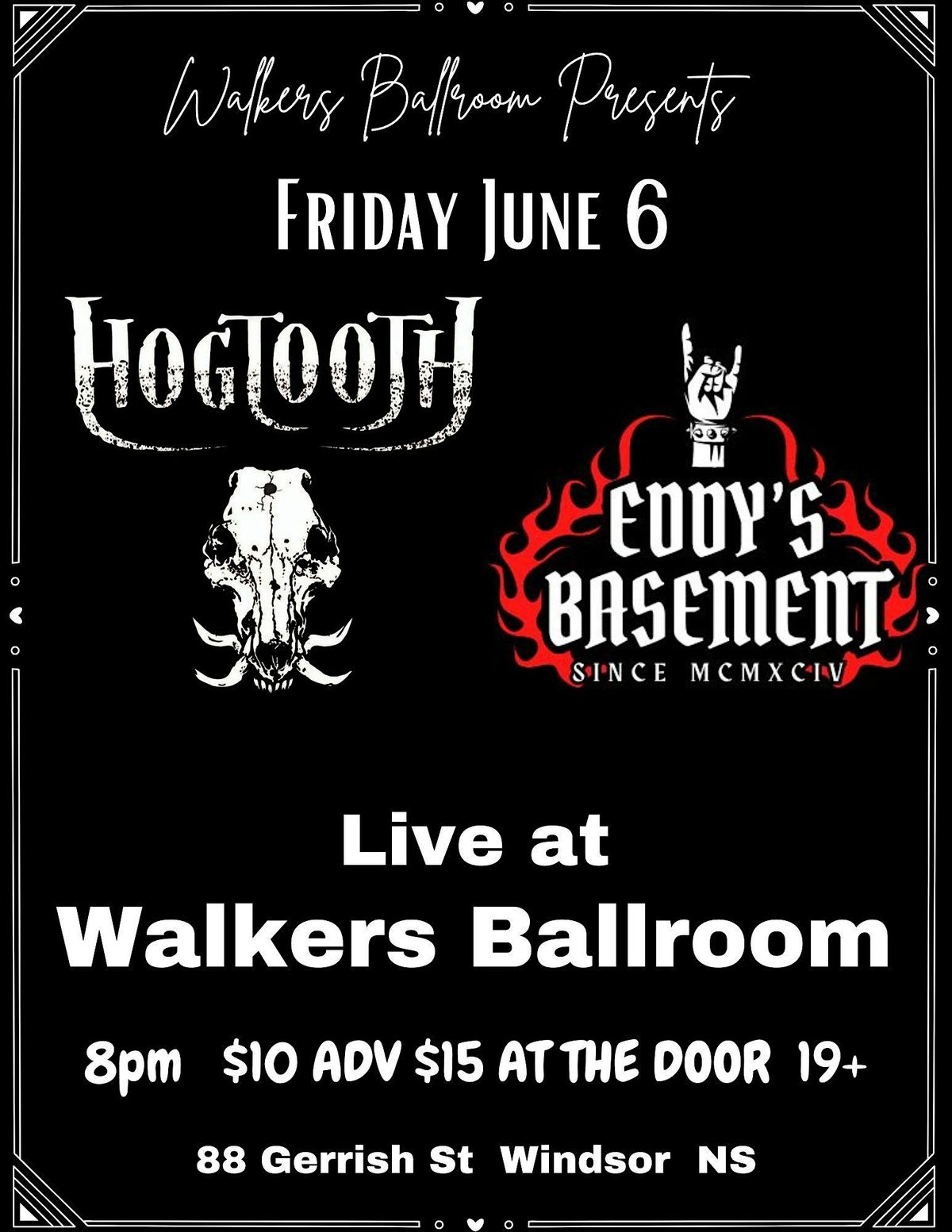 Live Music at Walkers featuring Eddy's Basement & Hogtooth, 6 June | Event in Windsor | AllEvents