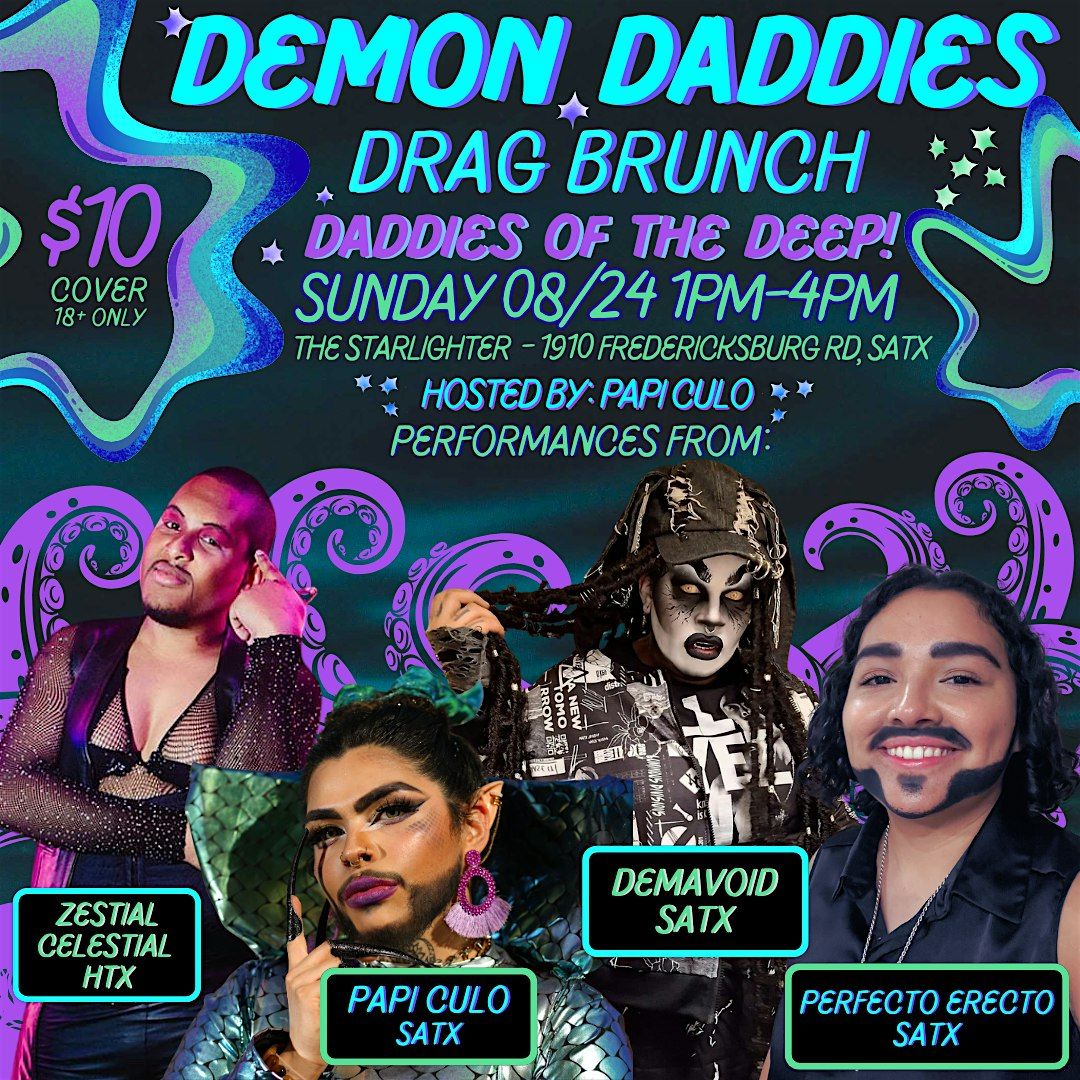 Demon Daddies Drag King Brunch: Daddies of the DEEP, 24 August | Event in San Antonio | AllEvents
