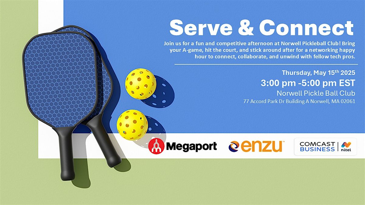 Serve & Connect with Nitel, Enzu and Megaport | Event in Norwell | AllEvents