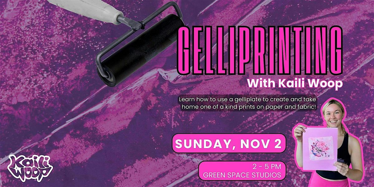Gelliprinting Workshop at Greenspace Studios (Union City, NJ), 2 November | Event in Union City | AllEvents