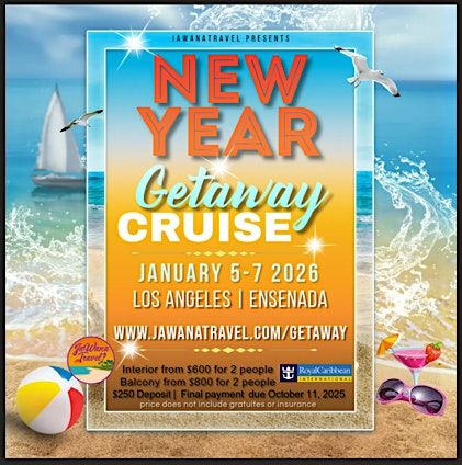 2-Day New Year Getaway Cruise, 5 January | Event in Los Angeles | AllEvents