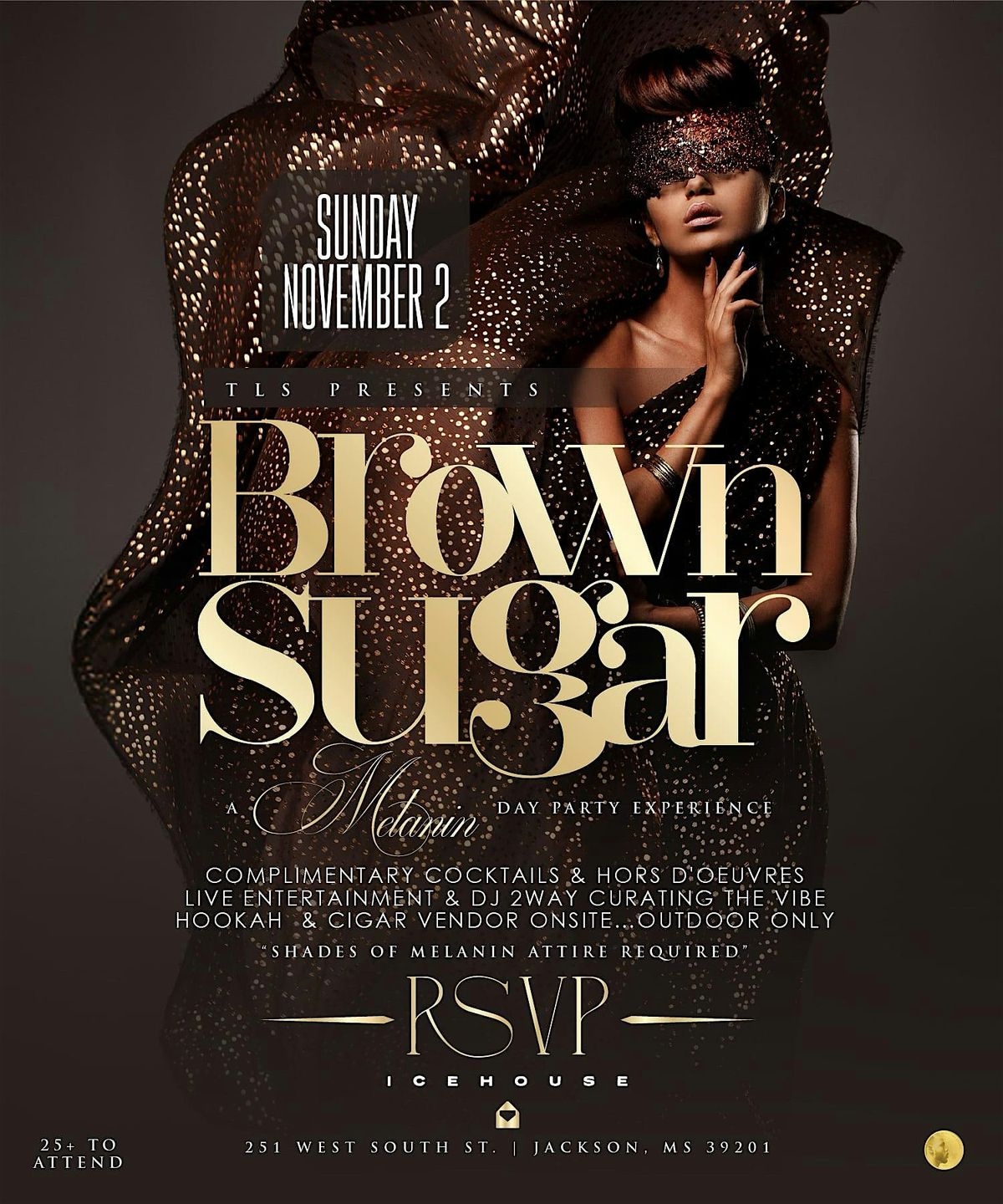 TLS Brown Sugar: The Melanin Brunch/Dayparty Experience, 2 November | Event in Jackson | AllEvents