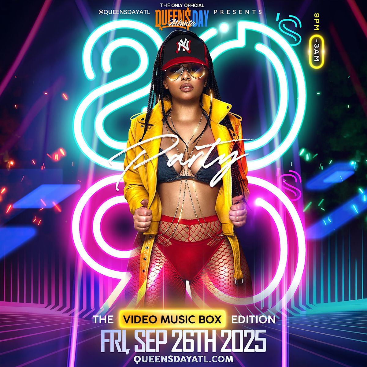 QUEENS DAY ATL 9th Annual 80's-90's Party 2025 "VIDEO MUSIC BOX EDITION", 26 September | AllEvents