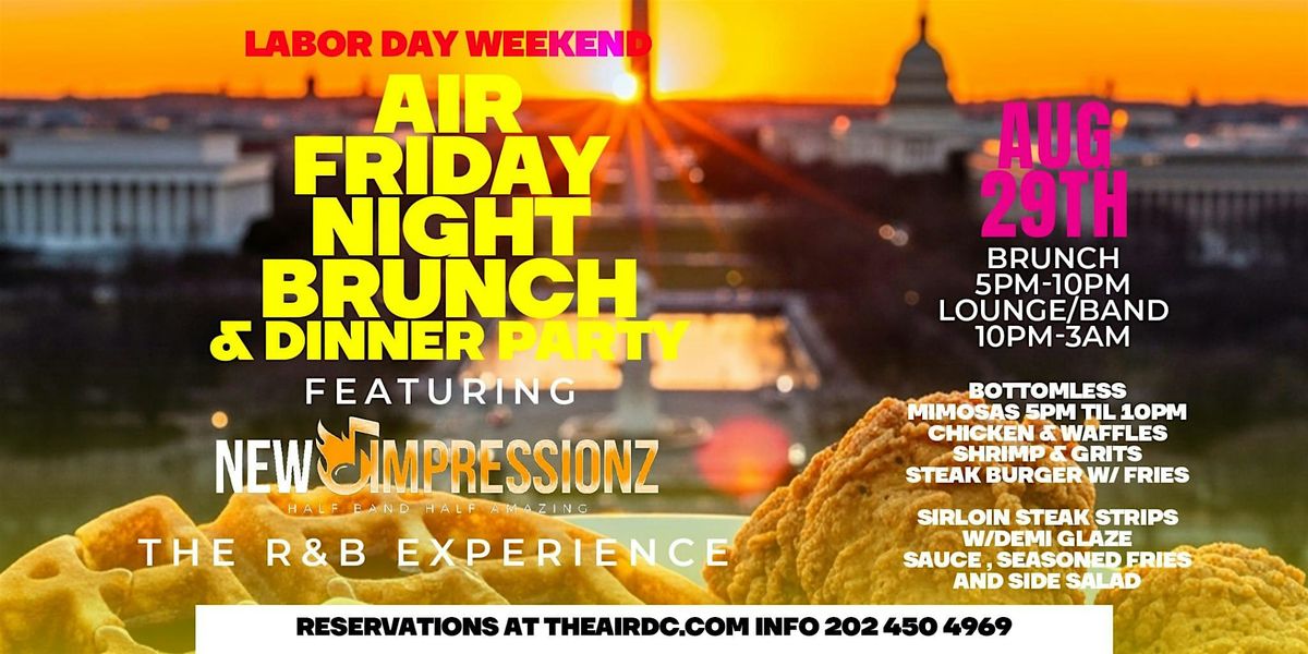 NEW IMPRESSIONZ HOSTS THE R&B EXPERIENCE AT AIR, 29 August | Event in Washington | AllEvents