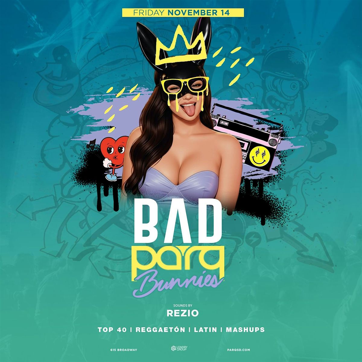 Bad PARQ Bunnies, 14 December | Event in San Diego | AllEvents