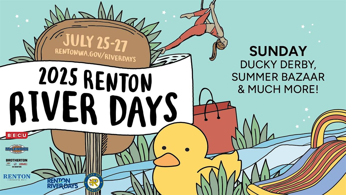 Renton River Days 2025: Sunday Ducky Derby, Summer Bazaar, and MORE!, 27 July | Event in Renton | AllEvents