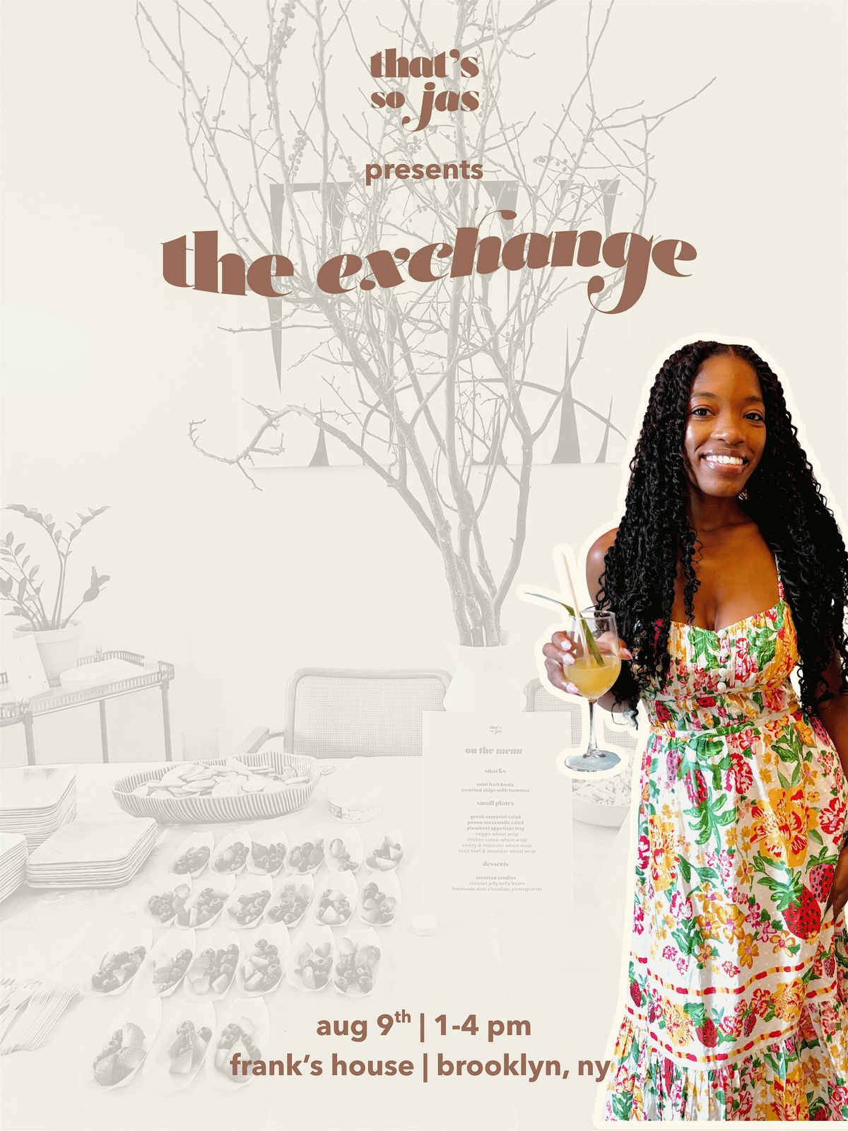 that’s so jas: “the exchange,” a creatives mixer, 9 August | Event in Brooklyn | AllEvents