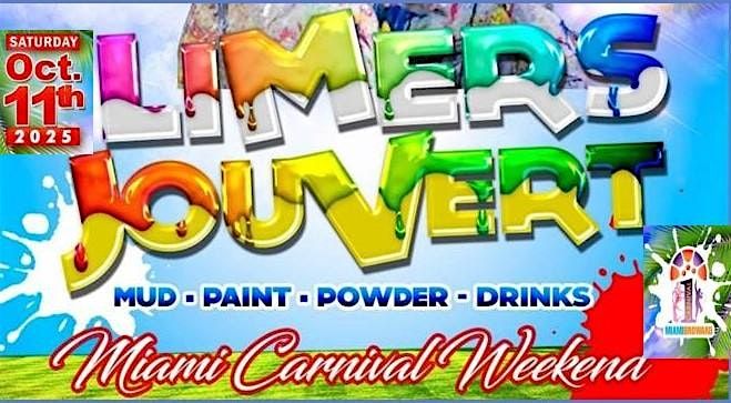 LIMERS JOUVERT... MUD PAINT POWDER, 11 October | Event in Lauderhill | AllEvents