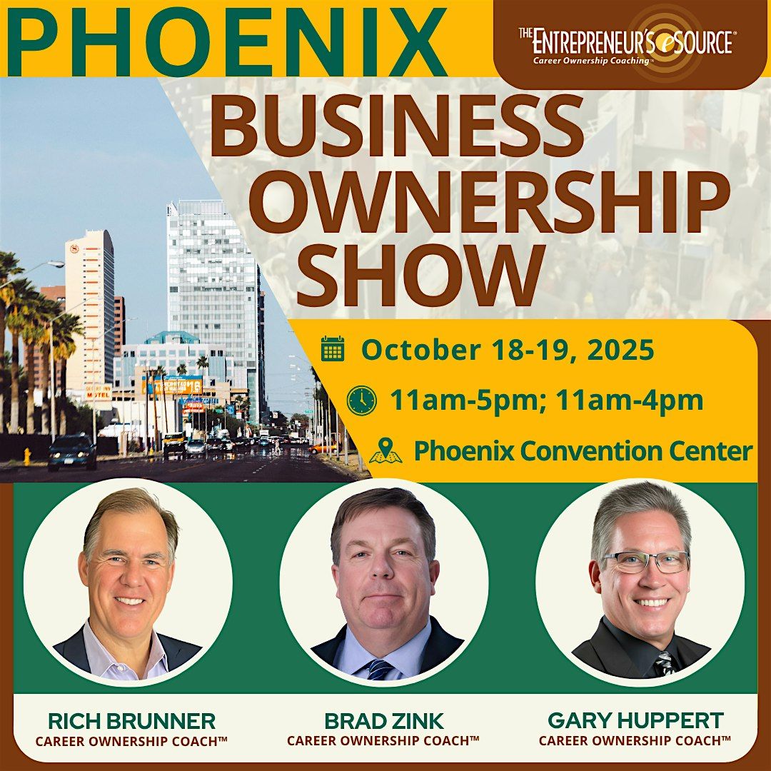 Phoenix Business Ownership Show, 18 October | Event in Phoenix | AllEvents