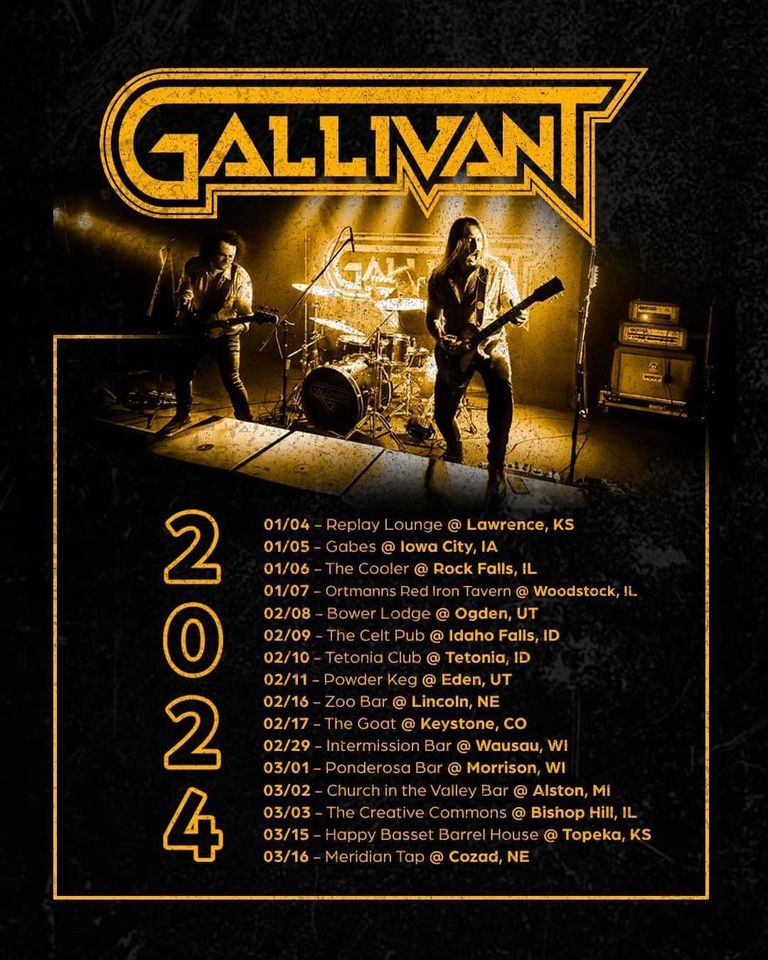 Gallivant returns to Meridian Tap, Meridian Tap House, Cozad, March 16