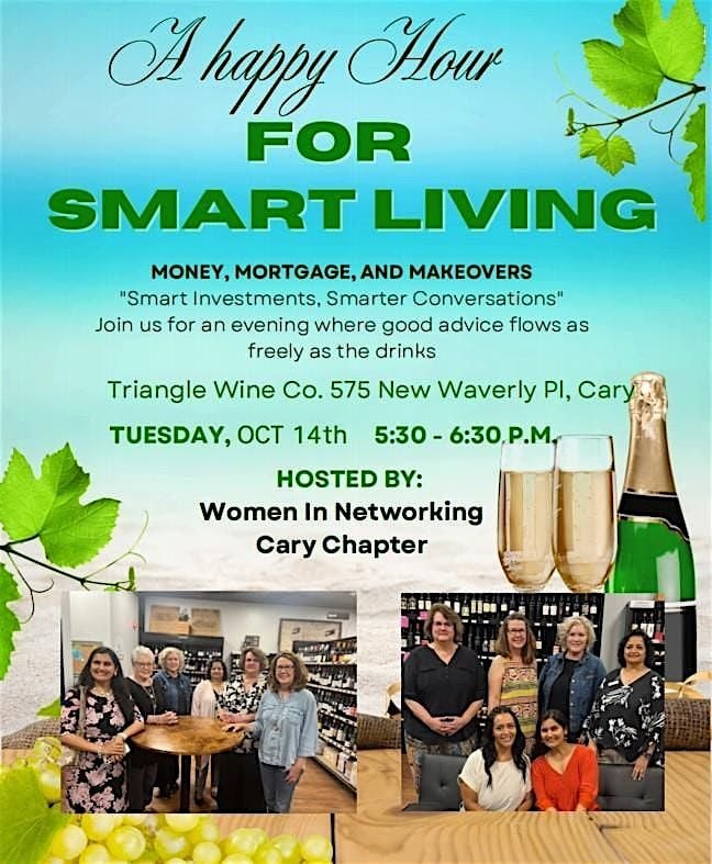 A Happy Hour for Smart Living, 14 October | Event in Cary | AllEvents
