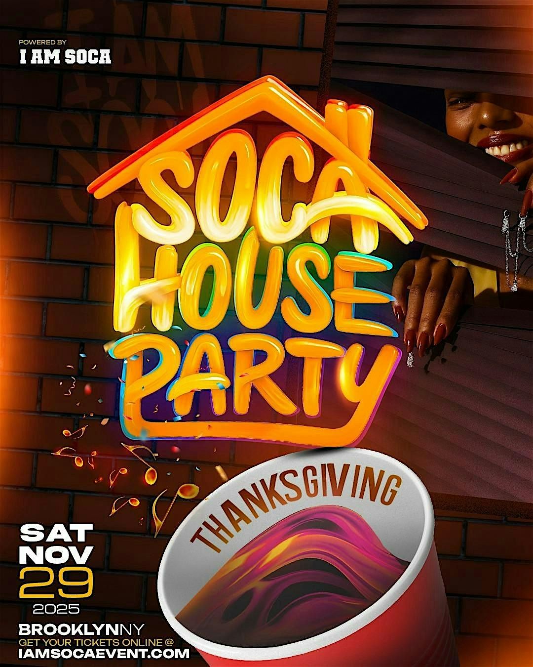 SOCA HOUSE PARTY (I Am Soca), 29 November | Event in Brooklyn | AllEvents