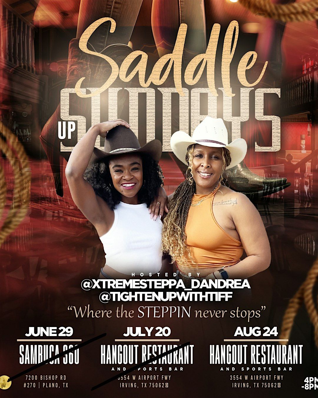 Saddle Up Sundaze, 24 August | Event in Irving | AllEvents