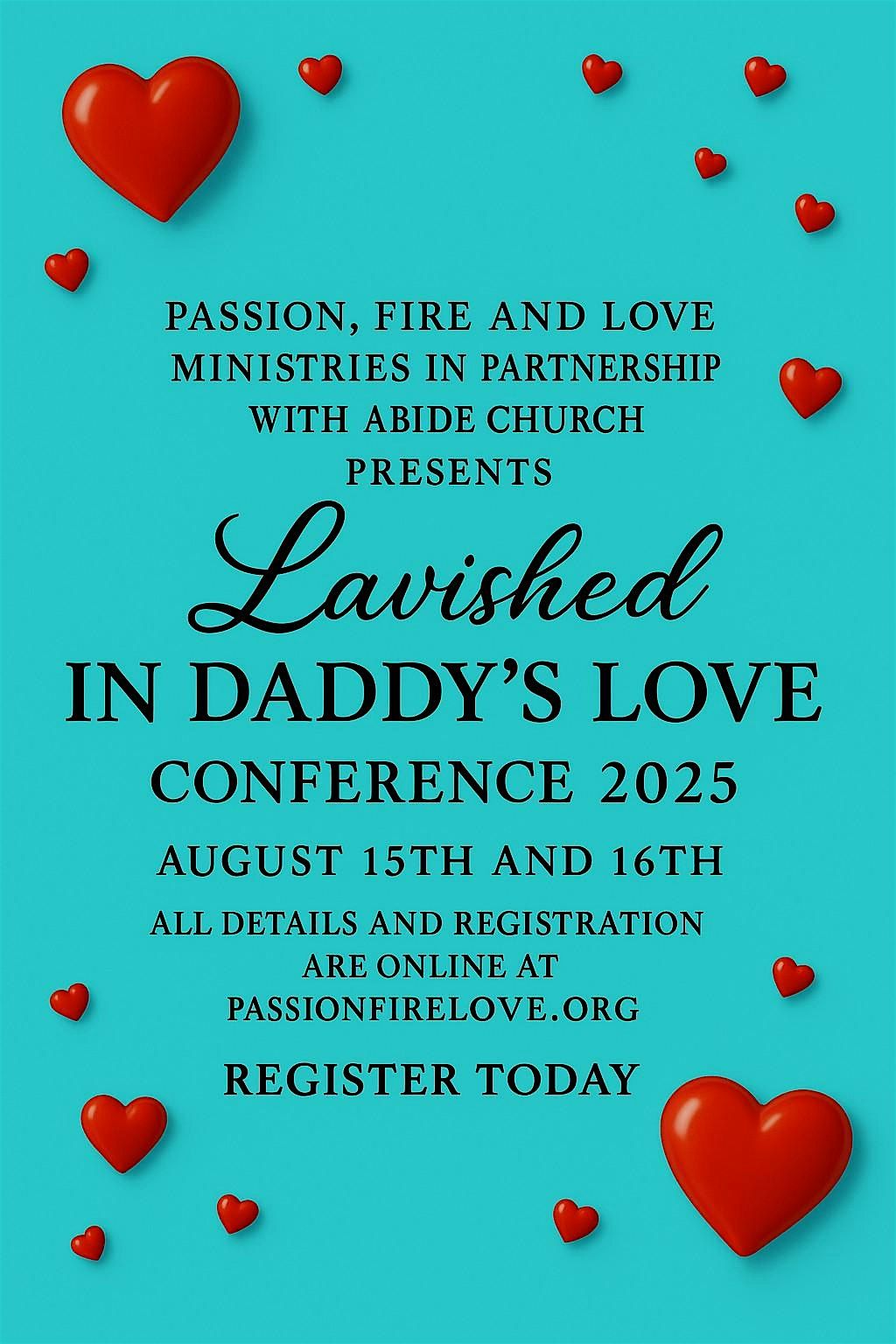Lavished in Daddy's Love 2 Day Conference 2025, 15 August | Event in Spring | AllEvents